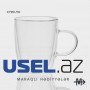 Glass mug with double walls Magistro “Duo”